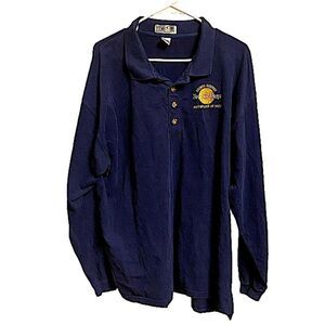 Time Out Men's Size XL Long Sleeve Polo Shirt French Quarter Classiccore Basic